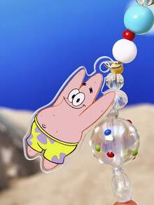 SpongeBob SquarePants | SHEIN 時尚可愛卡通狗狗壓克力手工串珠手機鍊 手機掛繩 手機吊飾 - 彩色 - 查看 5