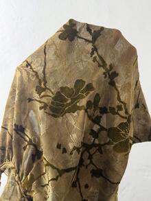 Coolane 女款夏季電音節嬉皮街頭風休閒 Y2K 辣妹蕾絲垂領上衣 - 黃色 - 查看 7