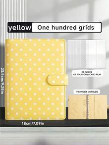 1 Buah Album Scrapbook Vintage Kulit PU Mengkilap Kapasitas Tinggi Isi Ulang Motif Polkadot Warna-warni untuk Penyimpanan Foto, Jurnal Perjalanan, Penyimpanan Kenangan, Tempat Kartu Hadiah, Buku Catatan, dan Buku Harian - A - View 10