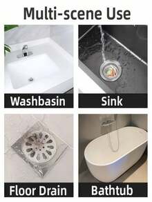 200-Piece Kitchen Sink Filter, Household Filter, Bathroom, Bathtub, Washbasin, Mopping Machine-Reusable, Send Parents And Lovers, Storage Is Simple, Time-Saving And Easy To Clean Kitchen Drainage Protector. - Multicolor - View 5