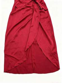 Women Short Dresses - Bordeaux - View 7