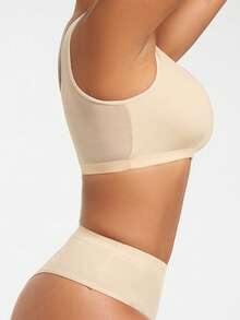 SHAPORA unicolor Faja Set - Albaricoque - Ver 4