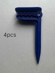 4 piezas de pinzas para toalla de playa, pinzas para estera de picnic, pinzas para estera de camping, pinzas de plástico para toalla - Multicolor - Ver 11