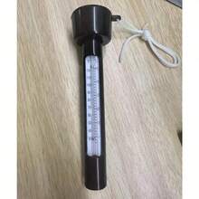 1Pc Floating Digital Pool Thermometer, Battery-Free Plastic Water Thermometer With Easy-Grip Handle, Multi-Color For Pool Spa Hot Tub Pond - A - View 3