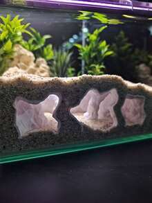 1pc 3D Printed Aquarium Tunnel – Fish Tank Cave Hideout Decor, Breeding Cave Ornament For Tropical Fish Tank, Shrimp Tank, Turtle Tank, Reptile Terrarium, Perfect Gift - A - View 6