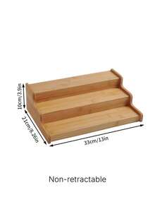 1/2PCS Estante de Especias de Cocina de 3 Niveles, 2 Tamaños Opcionales, Organizador de Almacenamiento Multifuncional para Encimera - Especificación - Ver 11