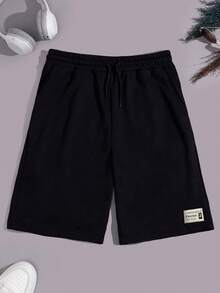EURMUSE Men 3pcs Pack Drawstring Label Detailed Regular Shorts - Multicolor - View 3