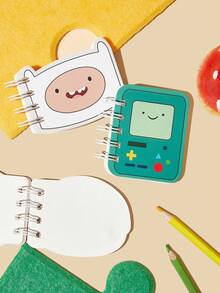 ADVENTURE TIME X SHEIN 可愛線圈筆記本，方便攜帶，60頁 - 探險活寶 - 查看 4