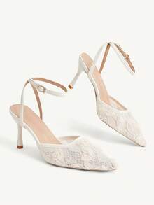 Mesh beige flower