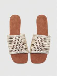 CUCCOO BIZCHIC Sandalias de tacón para mujer - Champán - Ver 2