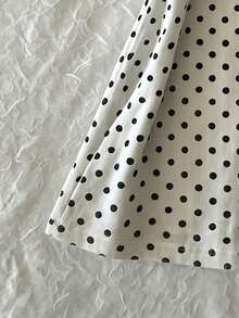 IslaSuriya Women's Vacation Casual Halter Neck Tie-Up Overlap V-Neck Polka Dot Dress - Multicolor - View 3