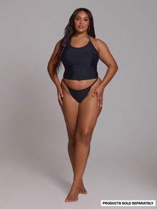MUSERA Tops bikini de talla grande - Negro - Ver 1