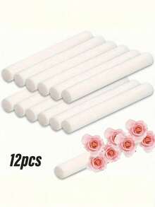 Flower Mud Stick, Suitable For Wedding Arches And Party Decoration, Can Be Used As Flower Foam, Swimming Pool Floater, Handmade Foam Stick Base, Cylindrical Sponge - White - View 13
