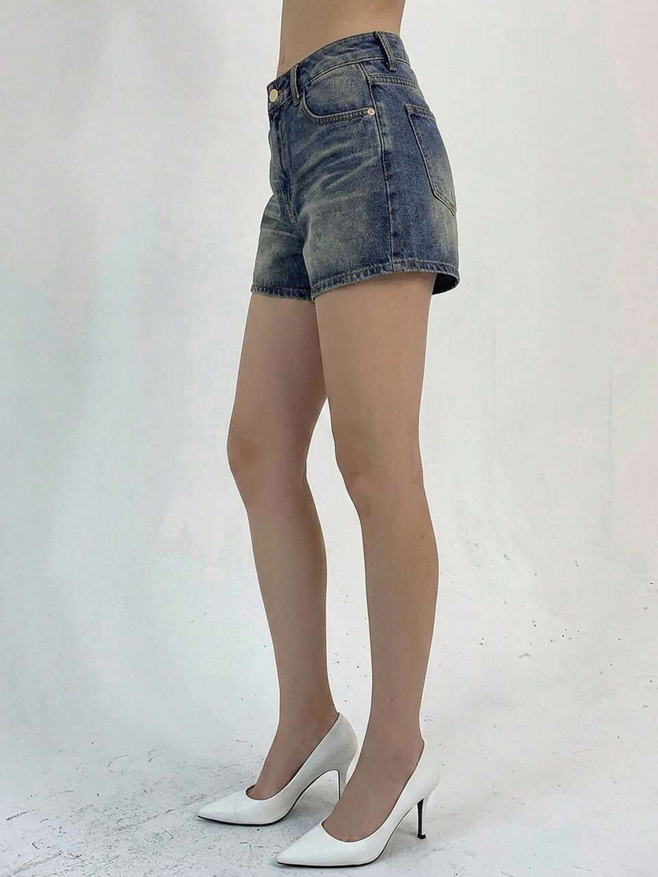 Women's Casual Versatile Loose Denim Shorts With Pockets Summer Y2K