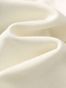 SHEIN 女嬰秋冬可愛配色拼接3D蝴蝶結裝飾長袖洋裝 - 白色 - 查看 6