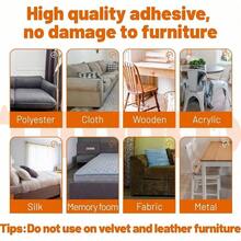 1 Roll Thick Transparent Sofa Protector - Cat Scratch & Waterproof, Easy Peel & Cut, No Residue Self-Adhesive Film For Furniture, Walls, Marble Tables & Kitchen Countertops - Clear - View 7