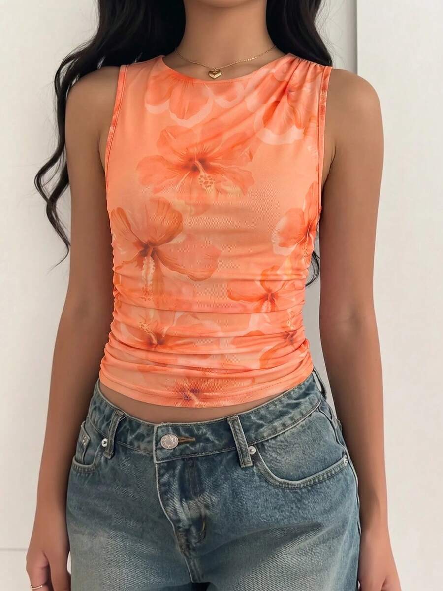 SHEIN Tween Girl Tween Girl Tween Girls Tank Tops & Camis - Multicolor - View 1
