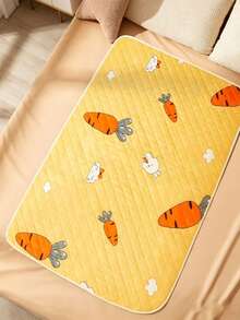 1 Piece Of Cute Cartoon Pattern Dirt And Moisture Wicking Breathable Lightweight Pet Washable Diaper Pad Rabbit Nest Pad Sleeping Pad Suitable For All Seasons. The Pattern Is Randomly Cut And Not Machine Washable. The Bottom Is Not Waterproof - Multicolor - View 10