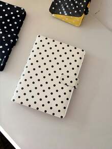 1 Buah Album Scrapbook Vintage Kulit PU Mengkilap Kapasitas Tinggi Isi Ulang Motif Polkadot Warna-warni untuk Penyimpanan Foto, Jurnal Perjalanan, Penyimpanan Kenangan, Tempat Kartu Hadiah, Buku Catatan, dan Buku Harian - A - View 6
