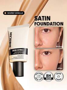 SHEGLAM Skin Sync Satin 粉底液-Warm Vanilla - Warm Vanilla - 查看 1