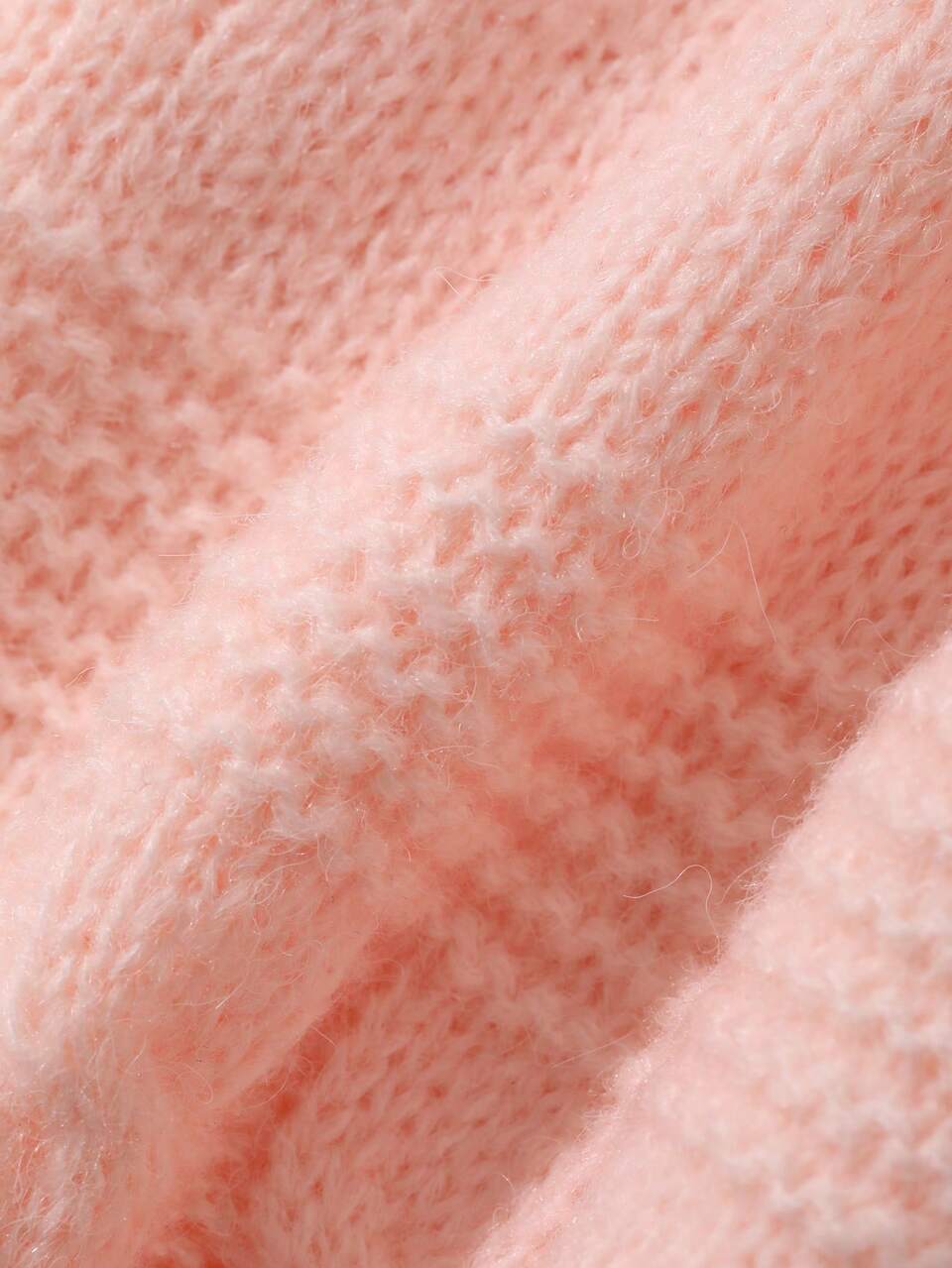 Women's V-Neck Long Sleeve Solid Color Fresh Girl Korean Style Sweater Fall