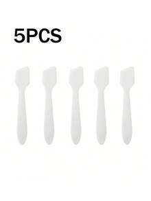 5/50/100Pcs Cosmetic Spatula, Makeup Spatula For Cream, Lotion & Skincare - Multi-Purpose Mini Applicator For Mixing Creams, Scooping From Jars & Scraping Containers - Multicolor - View 8