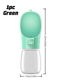 300ml 2-In-1 Dog Water Bottle With Food Container,Multifunctional Pet Drinking Cup,Portable Dogs & Cats Outdoor Feeding Bowl,For Travel Walking Dogs - Multicolor - View 10