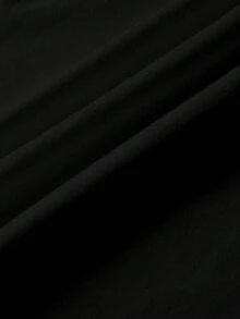 LOONEY TUNES X SHEIN 男童休闲字母卡通图案圆领短袖T恤，夏季款 - 白色 - 查看 6
