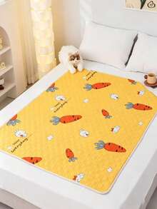 1 Piece Of Cute Cartoon Pattern Dirt And Moisture Wicking Breathable Lightweight Pet Washable Diaper Pad Rabbit Nest Pad Sleeping Pad Suitable For All Seasons. The Pattern Is Randomly Cut And Not Machine Washable. The Bottom Is Not Waterproof - Multicolor - View 11