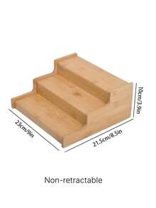 1/2PCS Estante de Especias de Cocina de 3 Niveles, 2 Tamaños Opcionales, Organizador de Almacenamiento Multifuncional para Encimera - Especificación - Ver 8