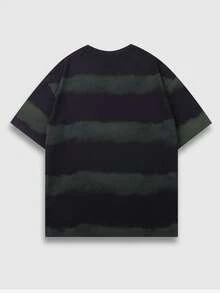 ROMWE MEN 2026 Summer New Plus Size Men's T-Shirt Fashion Simple Casual Street Style College Style Women's Couple Round Neck Short Sleeve Top - Multicolor - View 2