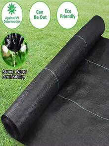 1 Roll 1 Meter X 20 Meters/39.37 Inches X787.4 Inches Garden Landscape Isolation Ground Cover Garden Planting Bed Lawn Carpet - Black - View 8