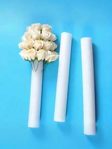 Flower Mud Stick, Suitable For Wedding Arches And Party Decoration, Can Be Used As Flower Foam, Swimming Pool Floater, Handmade Foam Stick Base, Cylindrical Sponge - White - View 11