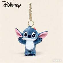 Disney Disney Genuine Lilo & Stitch Children's Plush Toys, Plush Keychains, Bags, Accessories, Small Hangings, And Birthday Gifts - Blue Station Stitch Pendant - View 5