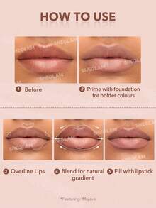 SHEGLAM So Lippy 唇線筆-中性奶油啞光唇線筆高色素不易褪色絲滑啞光輪廓色調唇妝派對 唇線筆 - Neutral - 查看 9