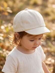 Cozy Pixies 1-Pack Solid Color Baby Children's Short Edge Baseball Cap Versatile Children's Cap, Suitable For Outings - Multicolor - View 7
