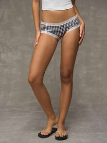 Esseday 4pcs Low Waist Daily Comfortable Lace Casual Women's Hipster Panties - Multicolor - View 6