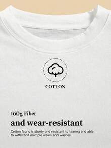 Kaos Lengan Pendek Kasual Leher Bulat Putih Anewsta, Cocok untuk Liburan Musim Semi hingga Musim Panas - Putih - View 4