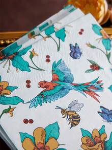 Frida Kahlo X SHEIN Papaper Napkins - multicolor - View 6