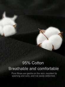 SHEIN BASICS 女款 95% 棉休閒端莊基礎極簡黑色針織圓領短袖連身衣，適合夏季日常、日間、辦公室與居家休閒穿著 - 黑色 - 查看 3