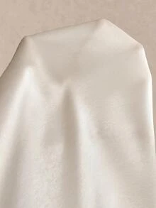 Elaquor 大尺碼女款素色圓領喇叭袖優雅襯衫 - 米色 - 查看 10