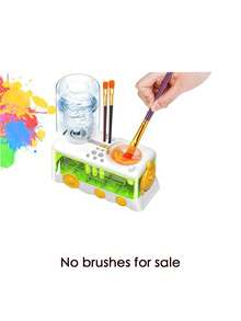 Popular Acrylic Painting Cleaning Tool New Hair Brush Rinser With Automatic Water Change Brush Holder-For Art Supplies - Multicolor - View 15