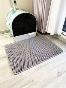 Large Cat Litter Mat, Designed To Effectively Prevent Cat Litter From Scattering And Leaking, Keeping Litter Contained. Non-Slip, Odor-Resistant, And Easy To Clean - The Ideal Protective Mat For Litter Boxes And Pet Supplies. Durable Cat Litter Mat. - Multicolor - View 5
