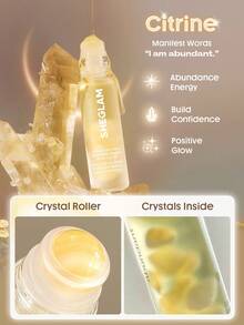 SHEGLAM Crystal Intentions Protection Mantra 滾珠唇油-Citrine - 黄水晶 - 查看 3