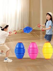 MINKOJA 1pc Sliding Shuttle Ball Toy Vibrant High Contrast Colors Cooperating Game Interactive Pulling Speed Ball For Motor Skills Play Dynamic Outdoor Lawn Game Toy For Children Toddler - Multicolor - View 1