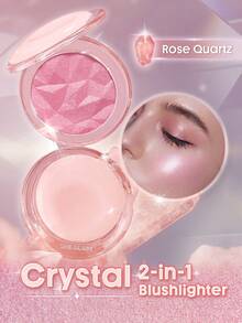 SHEGLAM Crystal Intentions High Vibration Blushlighter-Rose Quartz - Rose Quartz - View 1