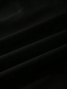 LOONEY TUNES X SHEIN 男婴可爱卡通动物印花长袖T恤和裤子修身睡衣套装 - 黑色 - 查看 8
