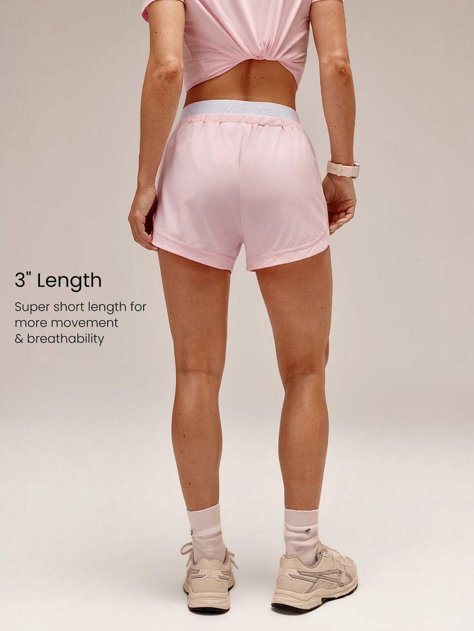 3" VitalSwift Quick-Dry Double Waistband Adjustable Drawstring Waist Shorts With Side Zip Pocket Daily Casual