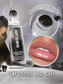 SHEGLAM Crystal Intentions Protection Mantra Roller Lip Oil-Obsidian - Obsidian - View 1