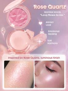 SHEGLAM Crystal Intentions High Vibration Blushlighter-Rose Quartz - Rose Quartz - View 4